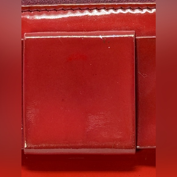 Miu Miu Patent Leather Red Wallet - Picture 5 of 7